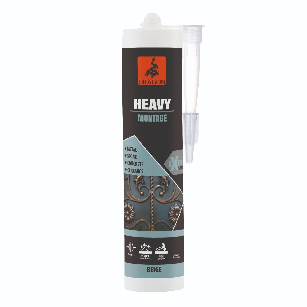 Adeziv de montaj pentru metal si piatra Dragon, 280 ml 