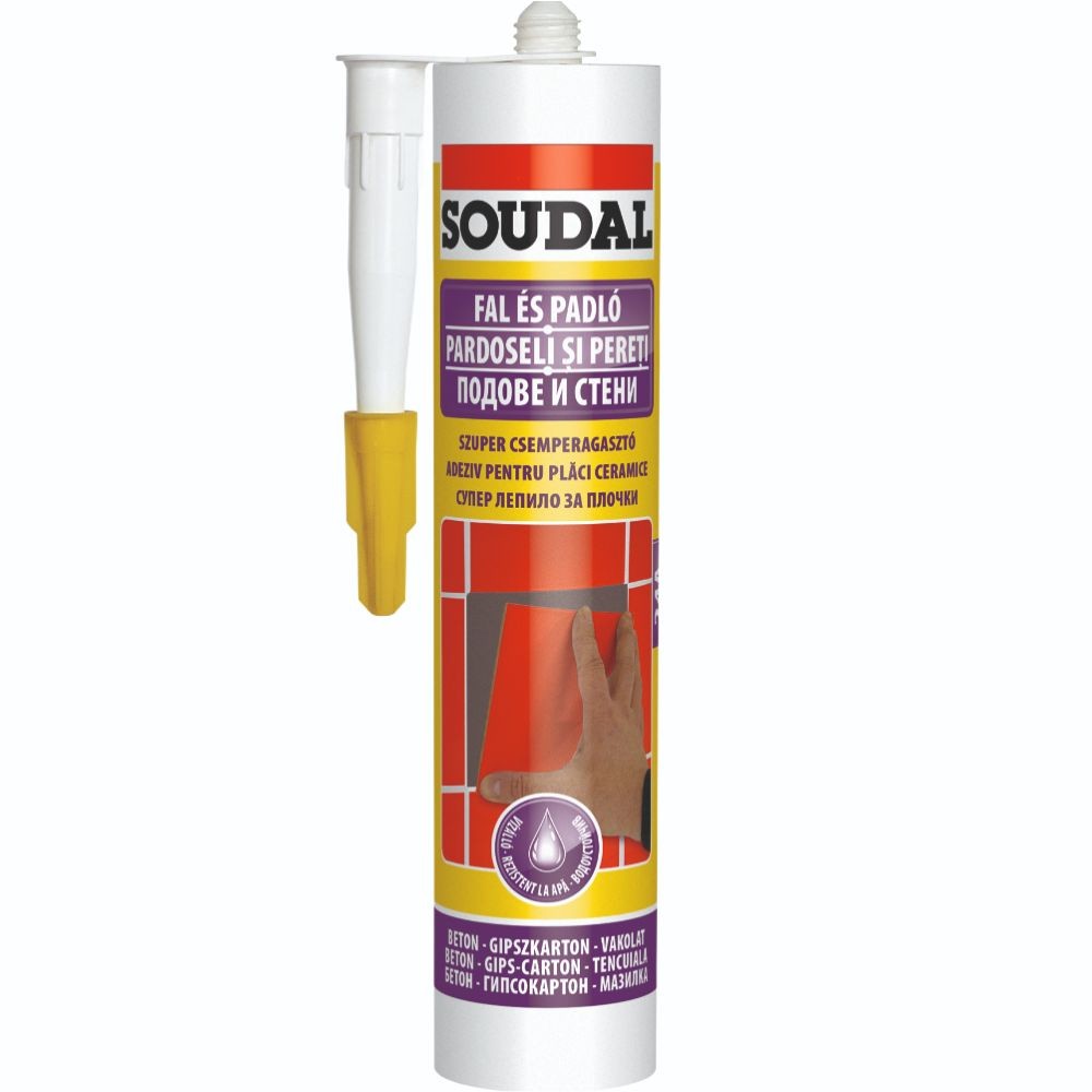 Adeziv pentru placi ceramice Soudal 24A, 280 ml 