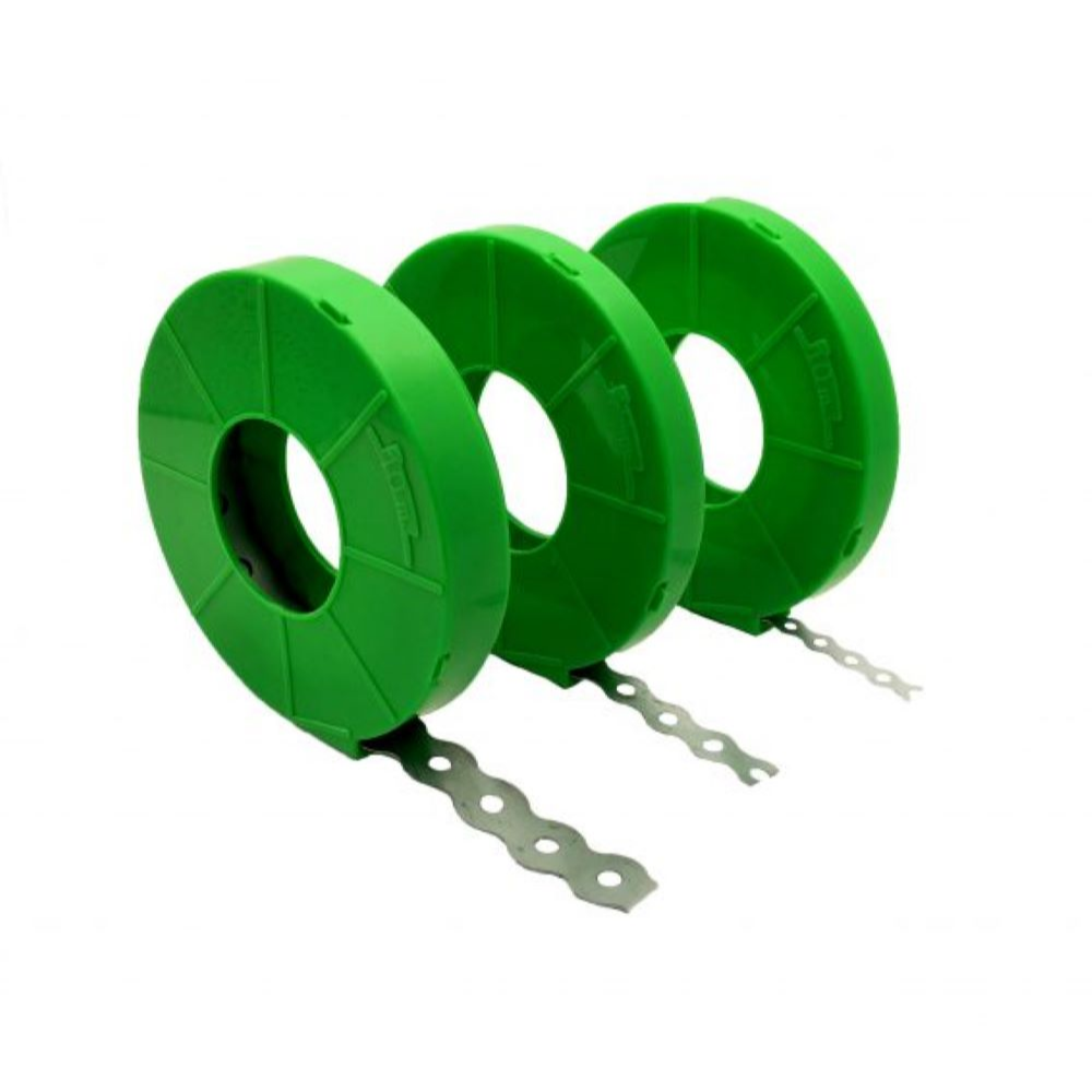 Banda metalica perforata pentru montaj Comtec, 12 x 0.7 mm, 10 m