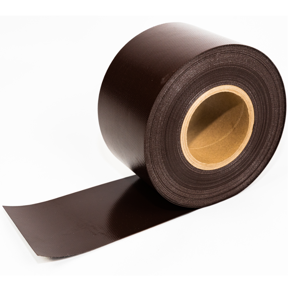 Banda PVC pentru intarire Cristal Flex, maro, 10 cm x 30 m