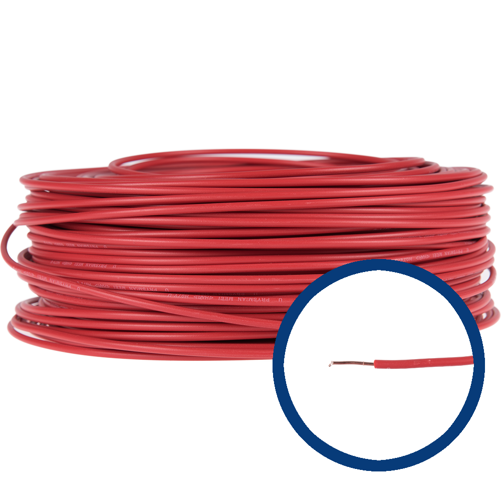 Cablu FY(H07V-U) 1x10 mm, rosu