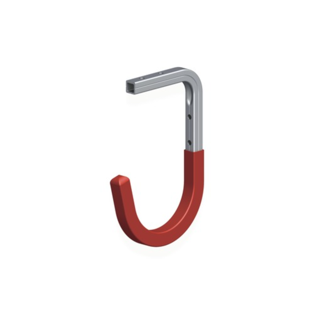 Carlig pentru bicicleta tavan/perete, aluminiu, 110 x 165 mm 