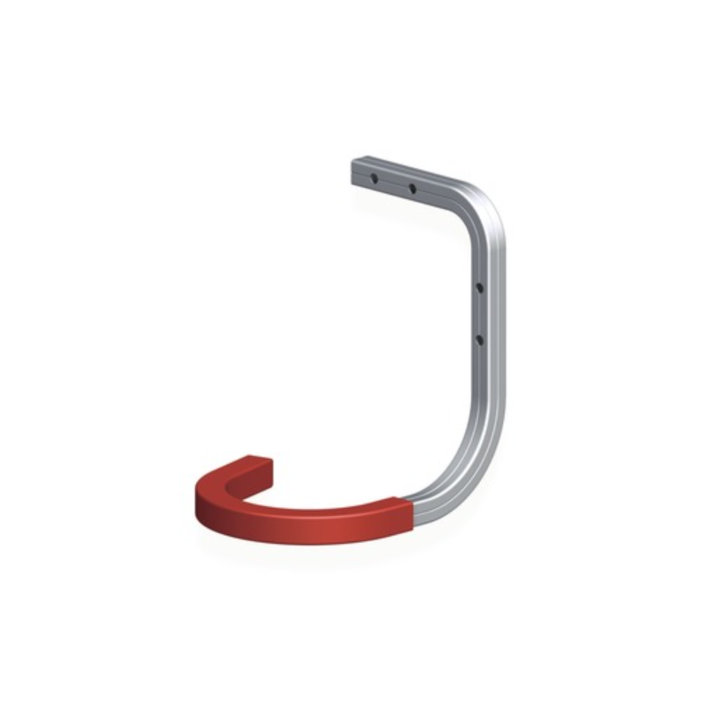Carlig perete si tavan pentru bicicleta, otel, 150 x 150 mm
