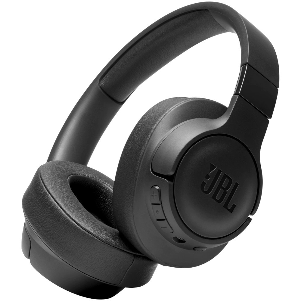 Casti audio Over-Ear wireless JBL Tune 710BT, Bluetooth, Autonomie 50 ore, Pure Bass Sound, Microfon, Negru