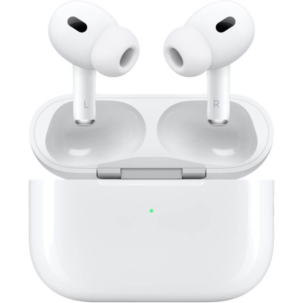 Casti True Wireless Apple AirPods Pro2 (2022), Carcasa MagSafe, Active Noise Cancellation, Bluetooth, Alb