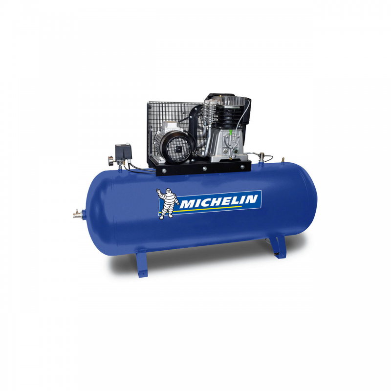 Compresor de aer cu piston trifazat, MICHELIN, tip MCX 500/998S, 380V, rezervor 500l, debit 1070l/min, 10 bar, ungere cu ulei