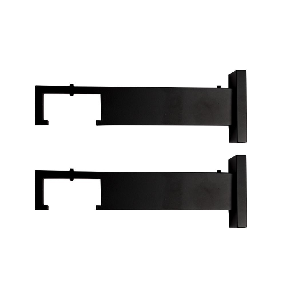 Consola sina AL -PL, cu fixare in perete, negru mat, 20,6 x 3,8 cm