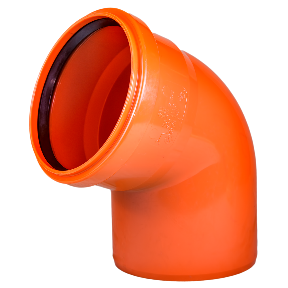 Cot PVC canalizare exterioara Valplast, diametru 160 mm, 30 grade