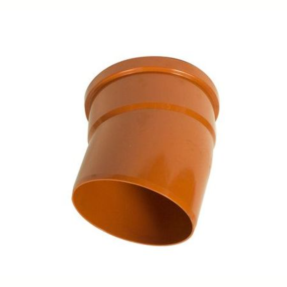 Cot PVC Valplast, DN160/15, canalizare exterioara, portocaliu 