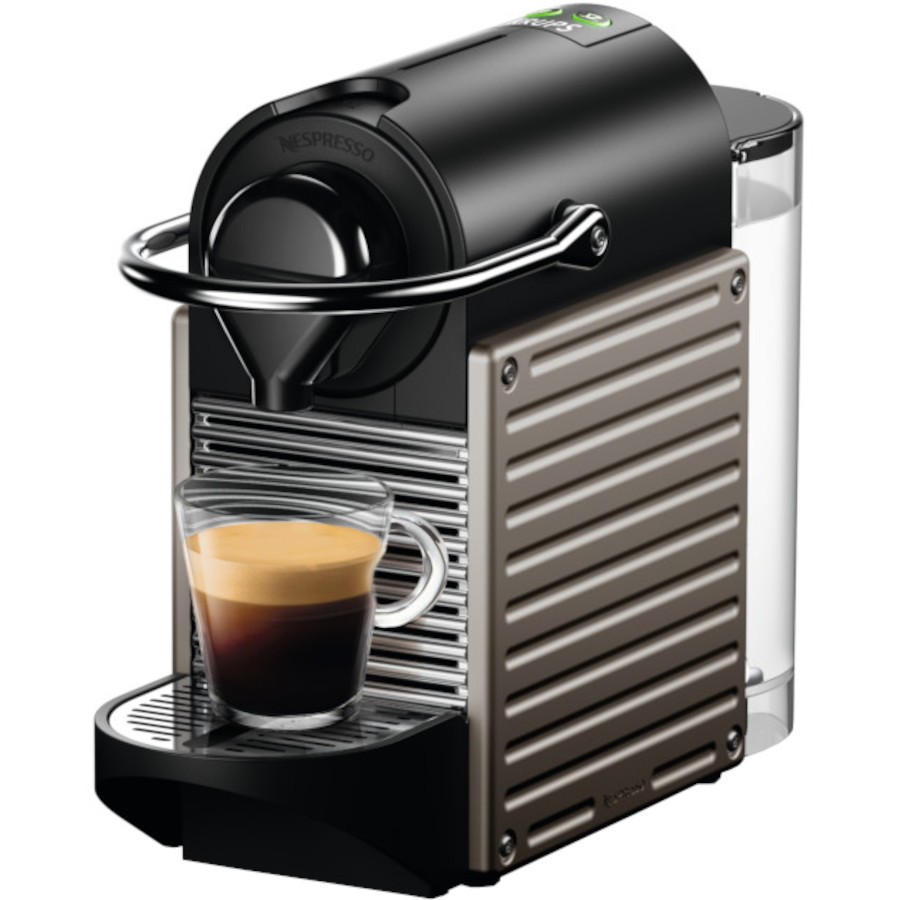 Espressor  Nespresso Krups Pixie XN304T10 1260 W, 19 Bar, 0.7 L, Negru/Gri
