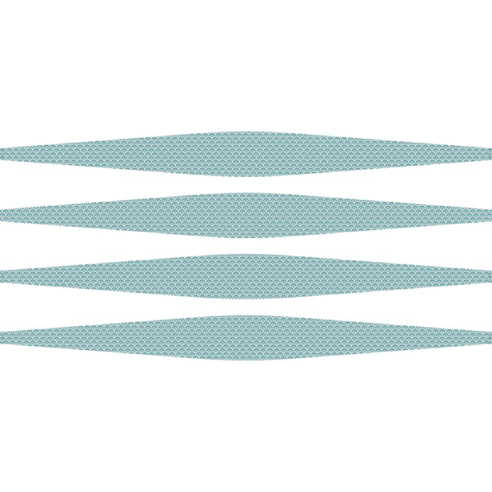 Faianta baie rectificata Stripes, multicolor, lucios, model, 60 x 30 cm