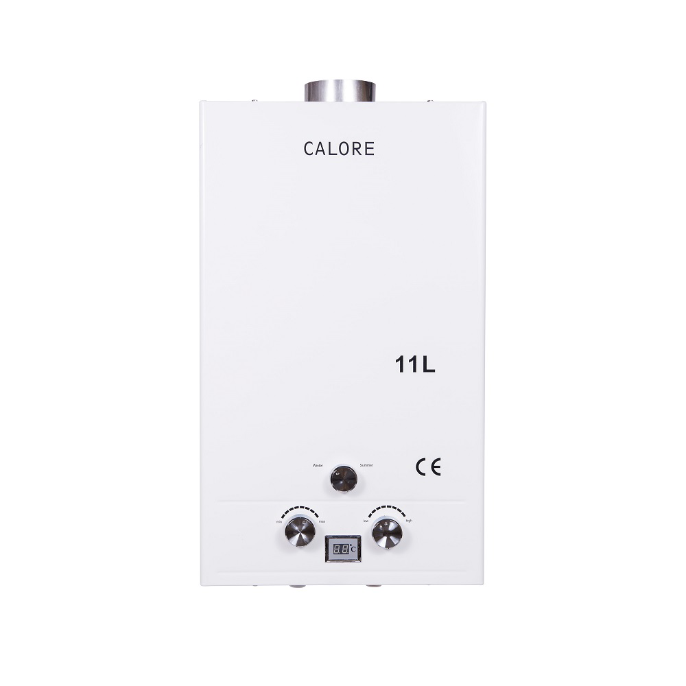 Instant pe gaz pentru apa calda Calore Compact TN11, 11L, 17800 W, alb