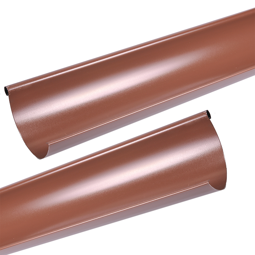  Jgheab metalic,125 mm, maro RAL 8017, L= 4 m