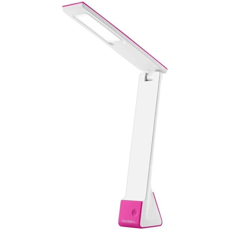 Lampa de masa cu LED GoGEN LL12P, consum 4W, brat flexibil, roz