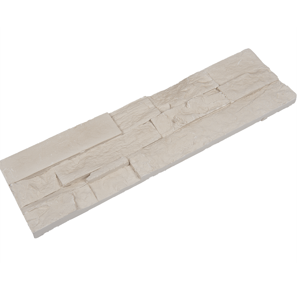 Piatra decorativa interior Vista Old Stone, alb, 37 x 10 cm