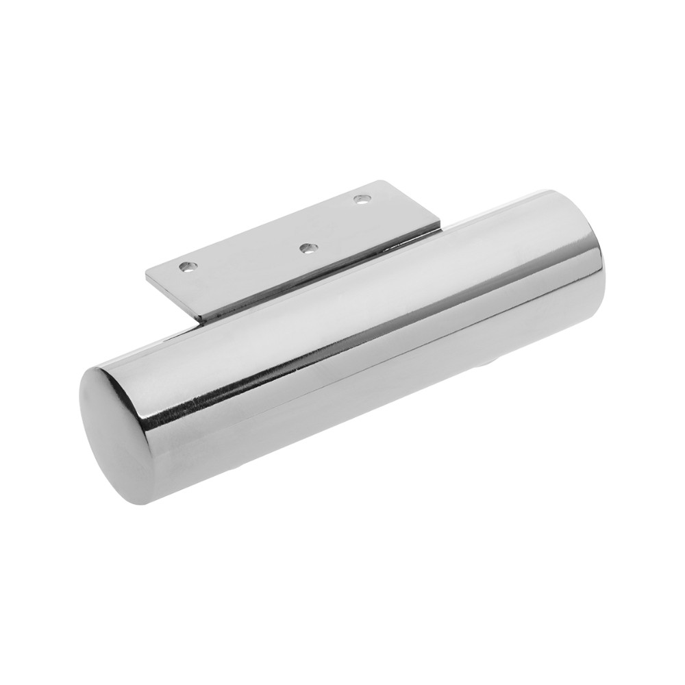Picior Bahia pentru canapea, otel si plastic, cromat, H 43 mm