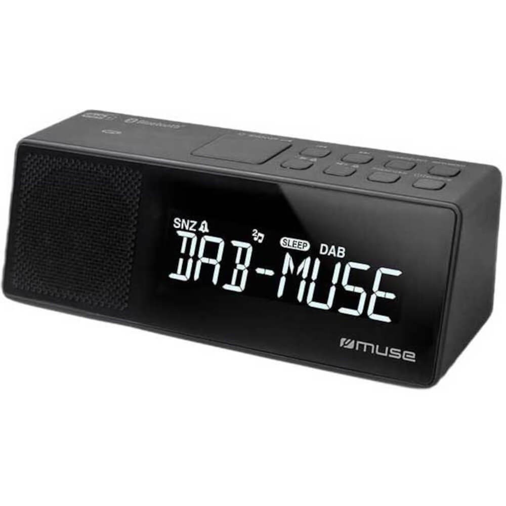 Radio cu ceas MUSE M-172 DBT, DAB+ / FM RDS, Incarcare USB, Bluetooth, Jack 3.5, Negru