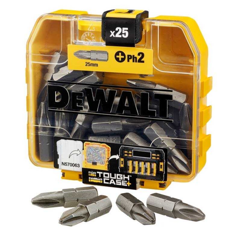 Set capete insurubare PH2 DeWalt DT71522, 25 mm, 25 bucati