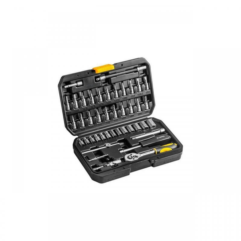 Set tubulare 46 piese 1/4? TOPEX 38D640