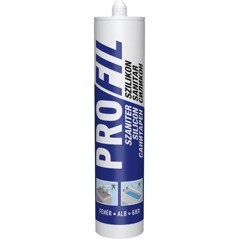 Silicon sanitar, alb, Profil 124252, interior/exterior, 270 ml