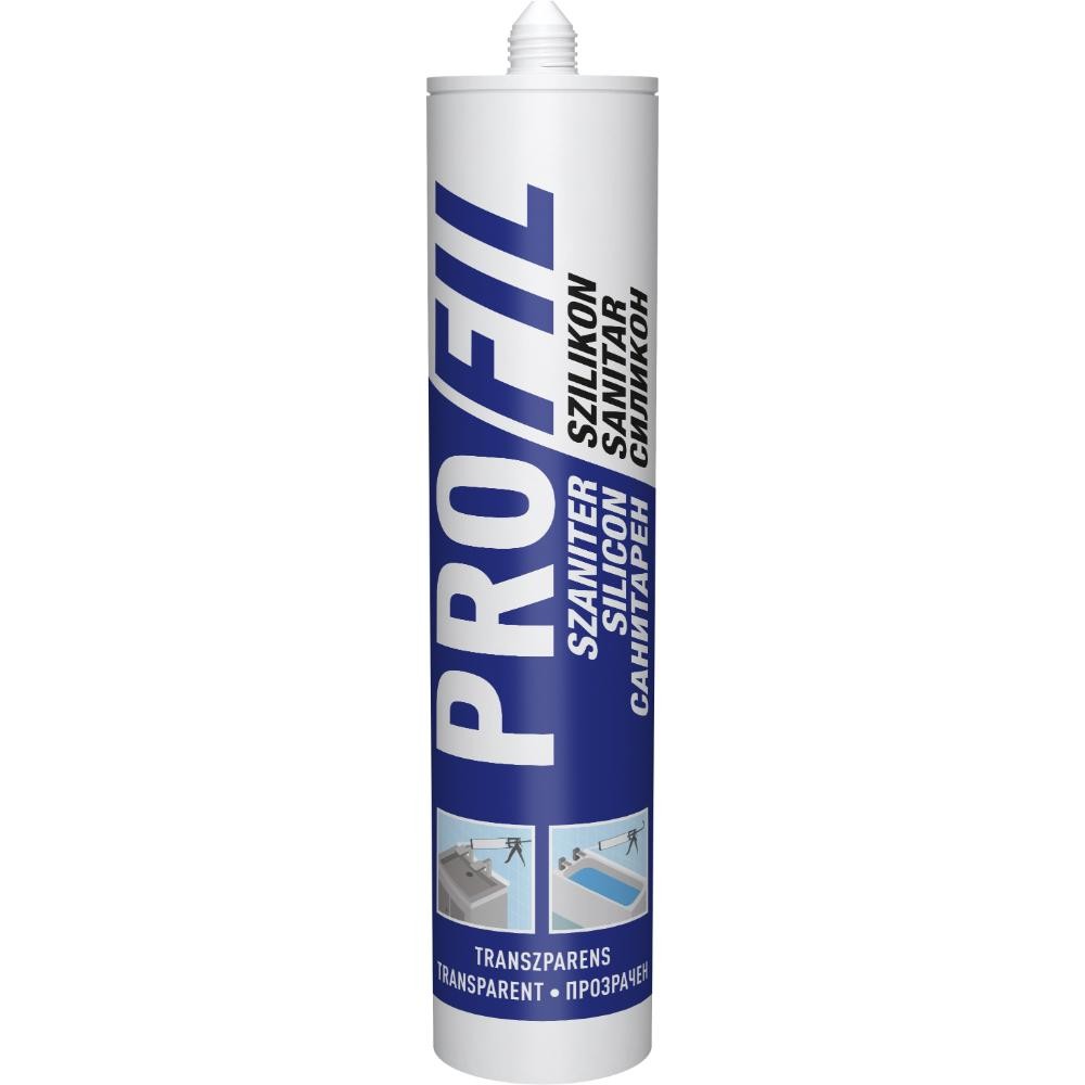 Silicon sanitar, transparent, Profil 124253, interior/exterior, 270 ml