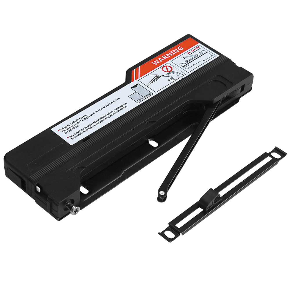 Sistem usa OT Push Open + Soft Close, otel/plastic, negru, 16 kg