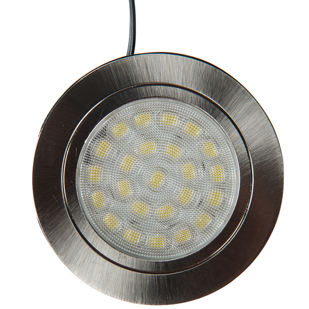 Spot rotund aplicat LED, alb, 2 m