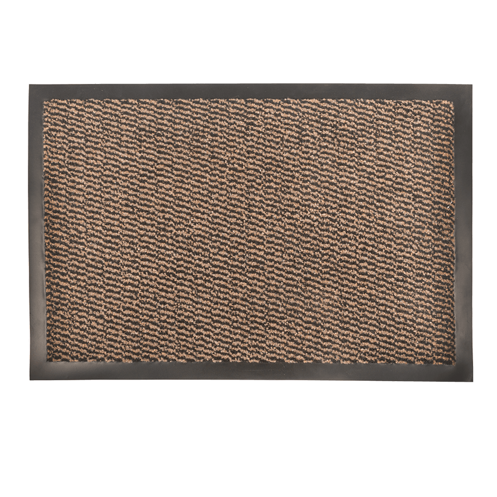 Stergator intrare Leyla 60 PC, maro/ negru, 120 x 180 cm