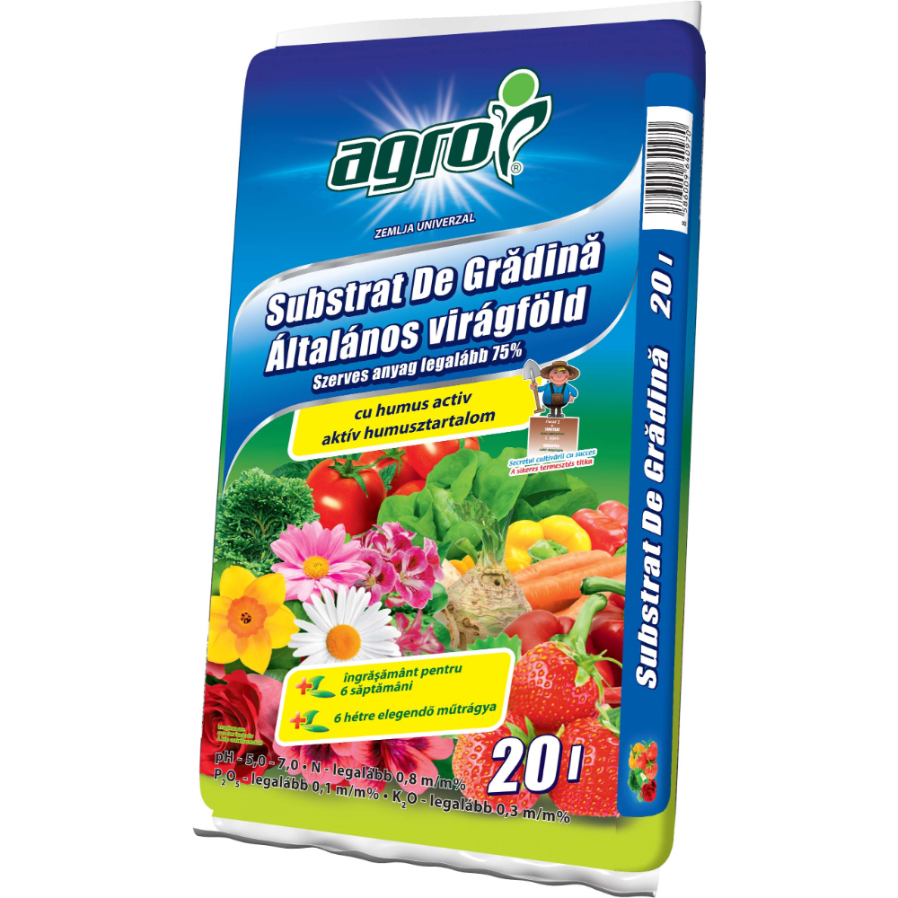 Substrat pentru gradina Agro CS, 20 l