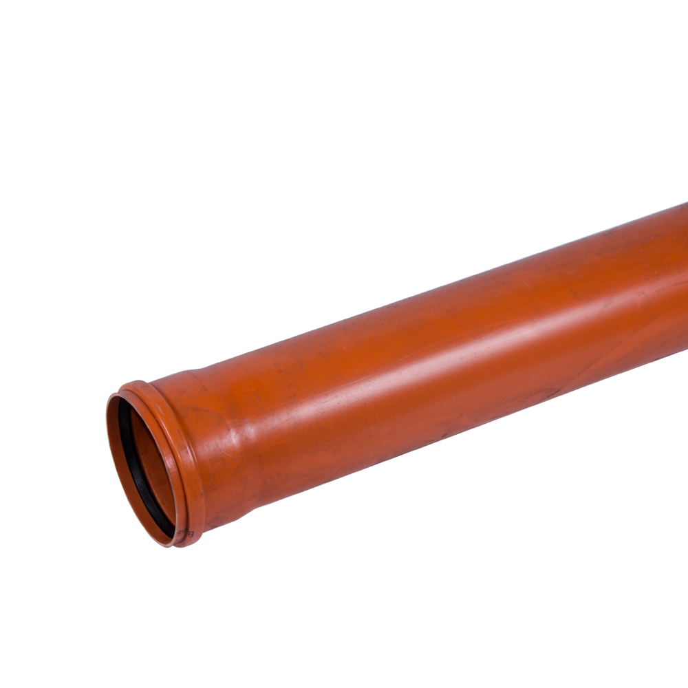 Teava PVC SN4 Valplast, canalizare exterioara, cu mufa si garnitura, diametru 250 mm, 4 m