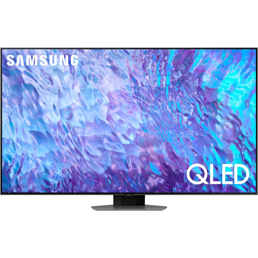 Televizor Smart QLED Samsung 85Q80C, 214 cm, Ultra HD 4K, HDR, Clasa G
