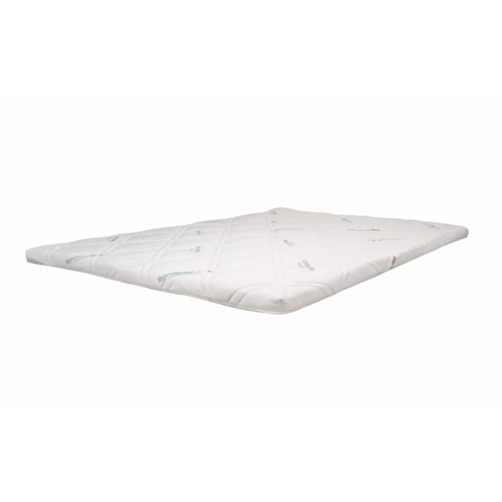 Topper saltea 140 x 200 x 5 cm Minet Hypoallergenic Med, ortopedic, antialergenic, husa lavabila