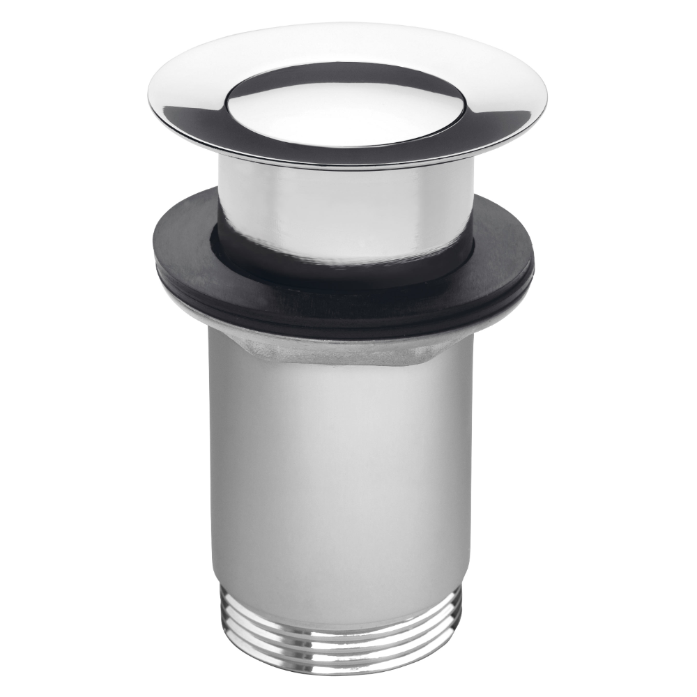 Ventil lavoar Ferro S283B, click-clack, alama, crom, diametru 1 1/4 inch