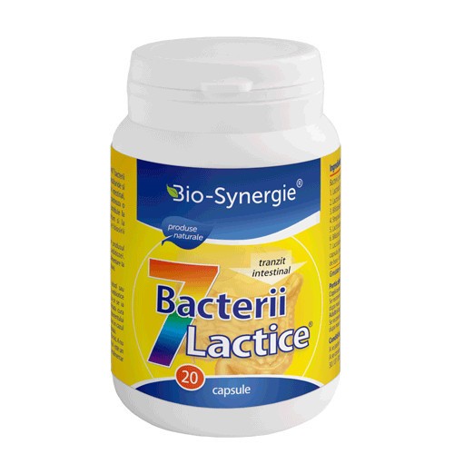 7 Bacterii Lactice Bio-Synergie 20 capsule (Concentratie: 300 mg)