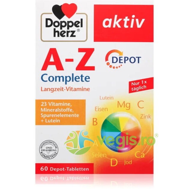 A-Z Depot cu Luteina Aktiv 60cpr