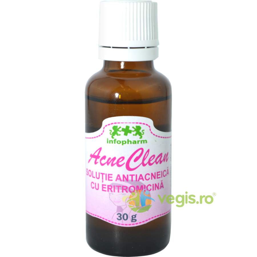Acneclean Solutie Antiacneica cu Eritromicina 30g