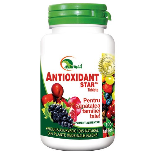Antioxidant Star Ayurmed Star International (Gramaj: 100 tablete)