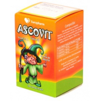 Ascovit capsuni 100 mg 20cpr HIPOCRATE