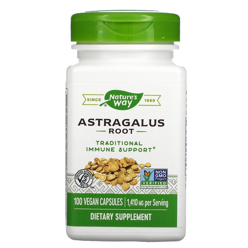 Astragalus SECOM Natures Way 100 capsule (Concentratie: 470 mg)