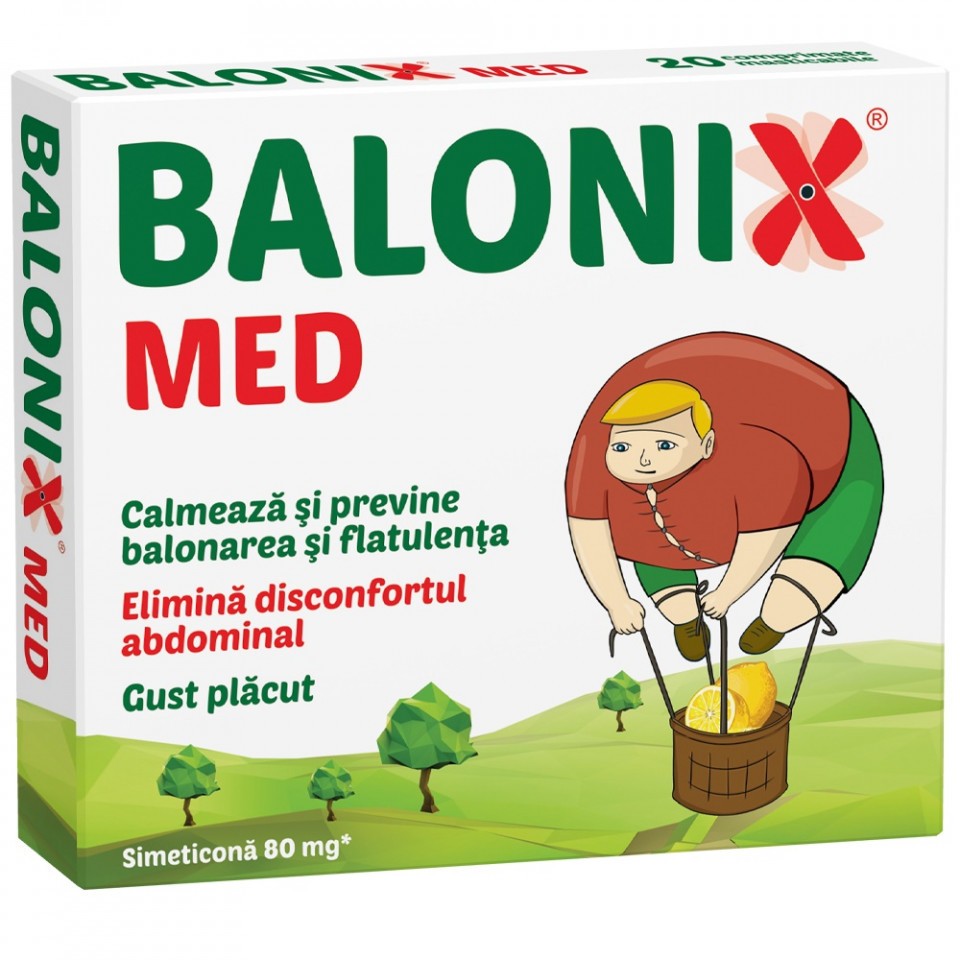 Balonix Med, Fiterman Pharma (Concentratie: 10 comprimate)