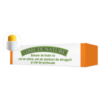 Balsam de buze cu ulei de catina, ulei din samburi de struguri si ulei de portocale 4.8gr VERRE DE NATURE