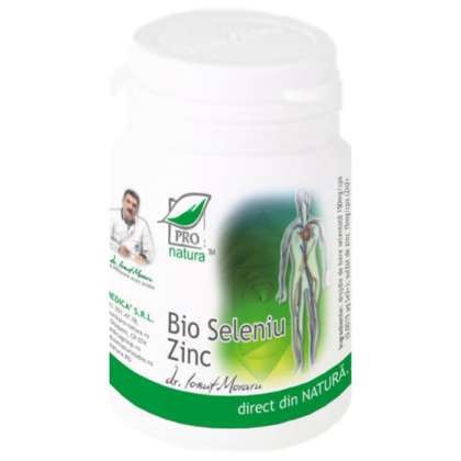 Bio Seleniu Zinc Laboratoarele Medica capsule (Ambalaj: 200 capsule, TIP PRODUS: Suplimente alimentare, Concentratie: 155 mg)
