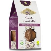 Biscuiti vegani cu lavanda si mei-fara zahar 130gr AMBROZIA