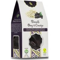 Biscuiti vegani cu orez si coacaze din fainuri fara gluten fara zahar adaugat 130gr AMBROZIA