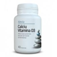 Calciu vitamina d3 40cpr ALEVIA