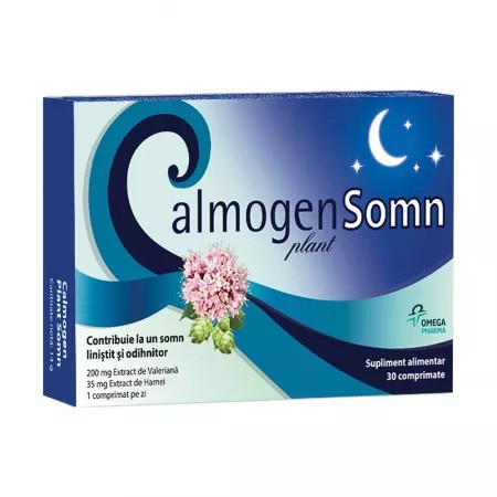 Calmogen Plant Somn 30 comprimate Omega Pharma