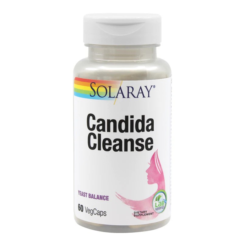 Candida Cleanse Solaray, 60 capsule, Secom (Concentratie: 60 capsule)