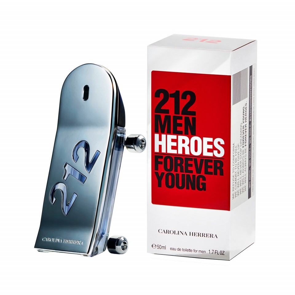 Carolina Herrera 212 Men Heroes, Apa de Toaleta (Concentratie: Tester Apa de Toaleta, Gramaj: 90 ml)