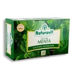 Ceai de Menta Naturavit (Ambalaj: 7x20 plicuri + 20 plicuri)