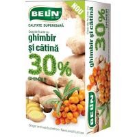 Ceai ghimbir si catina 30% 20plicuri BELIN